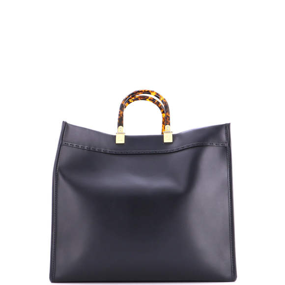 Fendi Large Sunshine Shopper Tote Leather - Picture 3 of 5